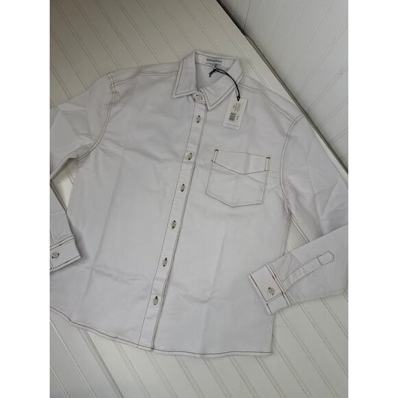 NWT WEWOREWHAT BUNDLE Bundle Colorblock Icon Pants Sz 25 Oversized Shirt Sz XS S - Picture 8 of 10